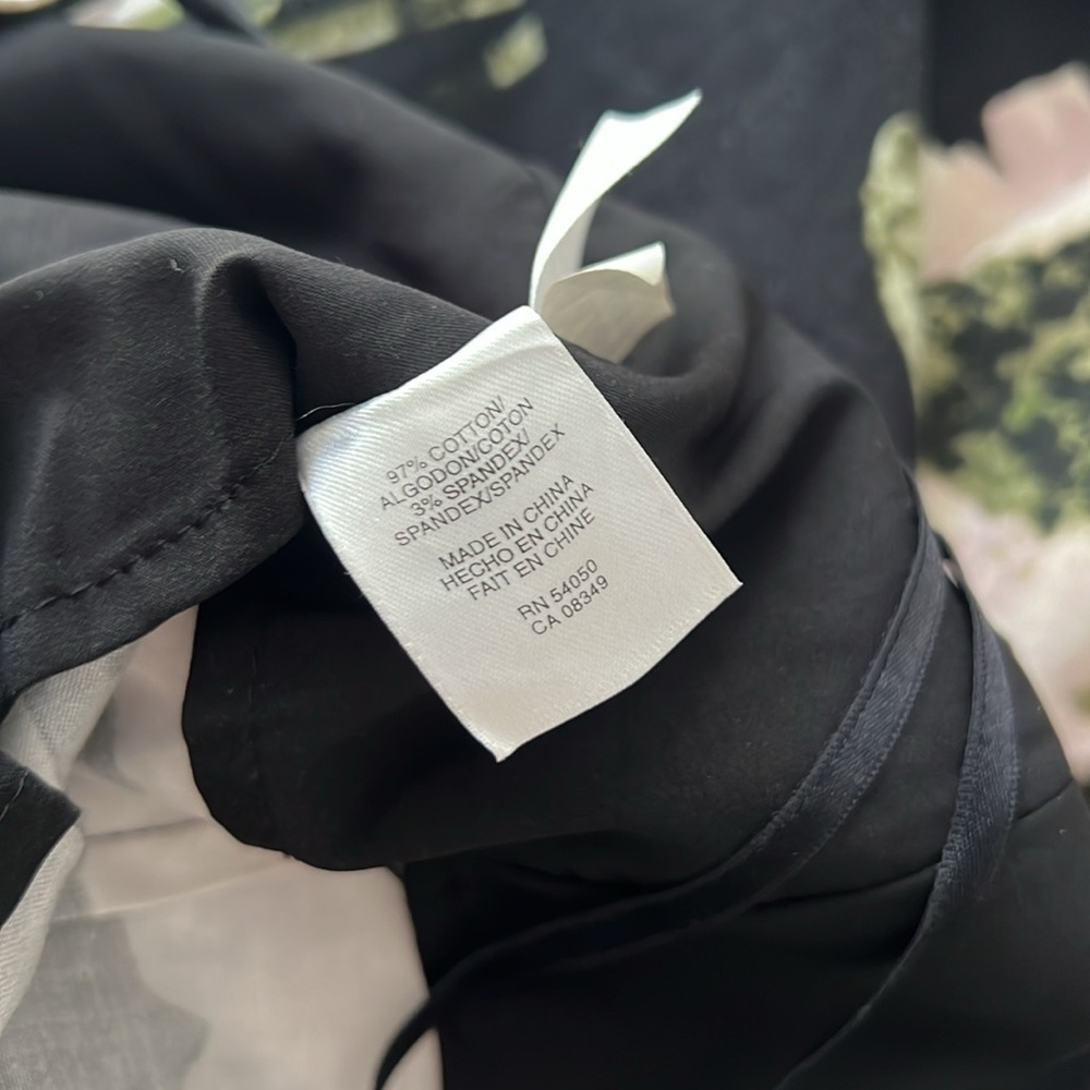 NINE WEST Floral Fitted Dress, sz.2 - Picture 8 of 8